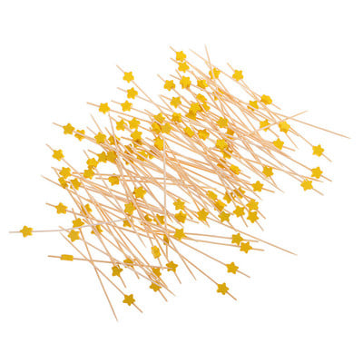 100 komada Zvjezdani izbori za koktele Mješalica za piće Voćna torta Pirate za voće Štapići za hranu Vjenčanje Rođendan Noć vještica Božićna dekoracija