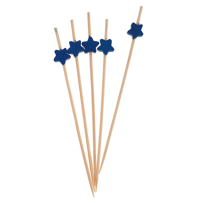 100 komada Zvjezdani izbori za koktele Mješalica za piće Voćna torta Pirate za voće Štapići za hranu Vjenčanje Rođendan Noć vještica Božićna dekoracija