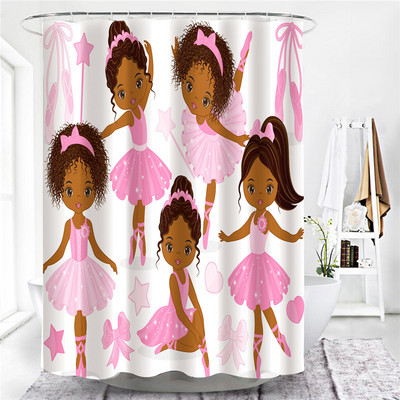 Sketch Kissing Lovers Vodootporni kupaonski set sa zavjesama za tuširanje Crno-bijele dekoracije doma Zidni zaslon za kadu 3D zavjese