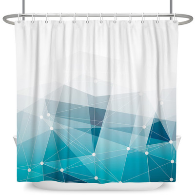 Tekstura mramornog uzorka Zavjese za tuširanje Apstraktne gradijentne vodootporne poliesterske zavjese za kupaonicu Kućni dekor s kukama