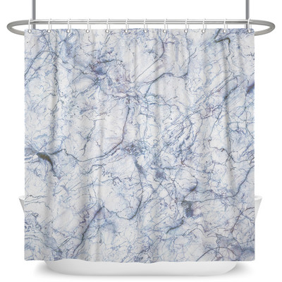 Tekstura mramornog uzorka Zavjese za tuširanje Apstraktne gradijentne vodootporne poliesterske zavjese za kupaonicu Kućni dekor s kukama