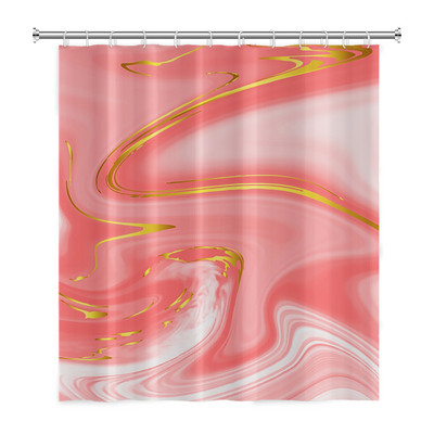 Tekstura mramornog uzorka Zavjese za tuširanje Apstraktne gradijentne vodootporne poliesterske zavjese za kupaonicu Kućni dekor s kukama