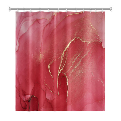 Tekstura mramornog uzorka Zavjese za tuširanje Apstraktne gradijentne vodootporne poliesterske zavjese za kupaonicu Kućni dekor s kukama