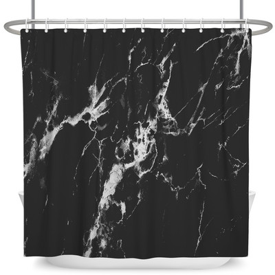 Tekstura mramornog uzorka Zavjese za tuširanje Apstraktne gradijentne vodootporne poliesterske zavjese za kupaonicu Kućni dekor s kukama