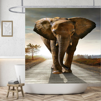 Bijelo crna retro zavjesa za tuš 3D pije puši seksi žena u toaletnim scenama vodootporni poliester paravan za kupaonsku kadu