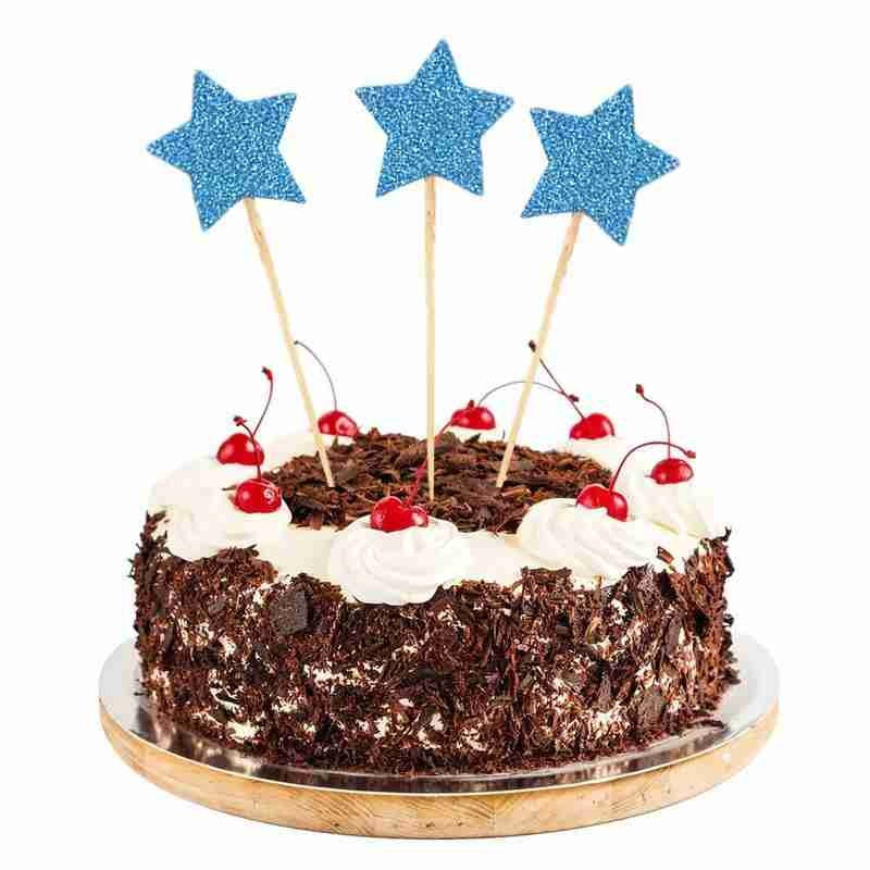 10 vnt Spalvingo torto viršaus žvaigždės širdis su gimtadieniu torto dekoravimo reikmenys kūdikių dušo dekoravimo vestuvių vakarėliui