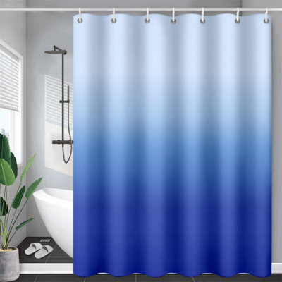 Boho tema Plave zavjese za tuš Kupaonski dodaci Slatki 3D ispis Vodootporna tkanina s kukama Dekorativna zavjesa s geometrijskim uzorkom