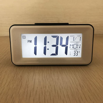 Ψηφιακά ξυπνητήρια LED Μαθητικά ρολόγια με θερμόμετρο εβδομάδας ρολόι Ηλεκτρονικό επιτραπέζιο ημερολόγιο LCD Desk Timer