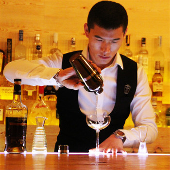 510 мл коктейлен бостънски бар шейкър от неръждаема стомана в японски стил с огледално покритие Комплект миксери за винени напитки
