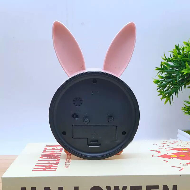 NOVI Alarm sa zecom iz crtića Spavaća soba Dekoracija uz krevet Jednostavna Mute Mala budilica Budilica za studente Poklon sat za stol