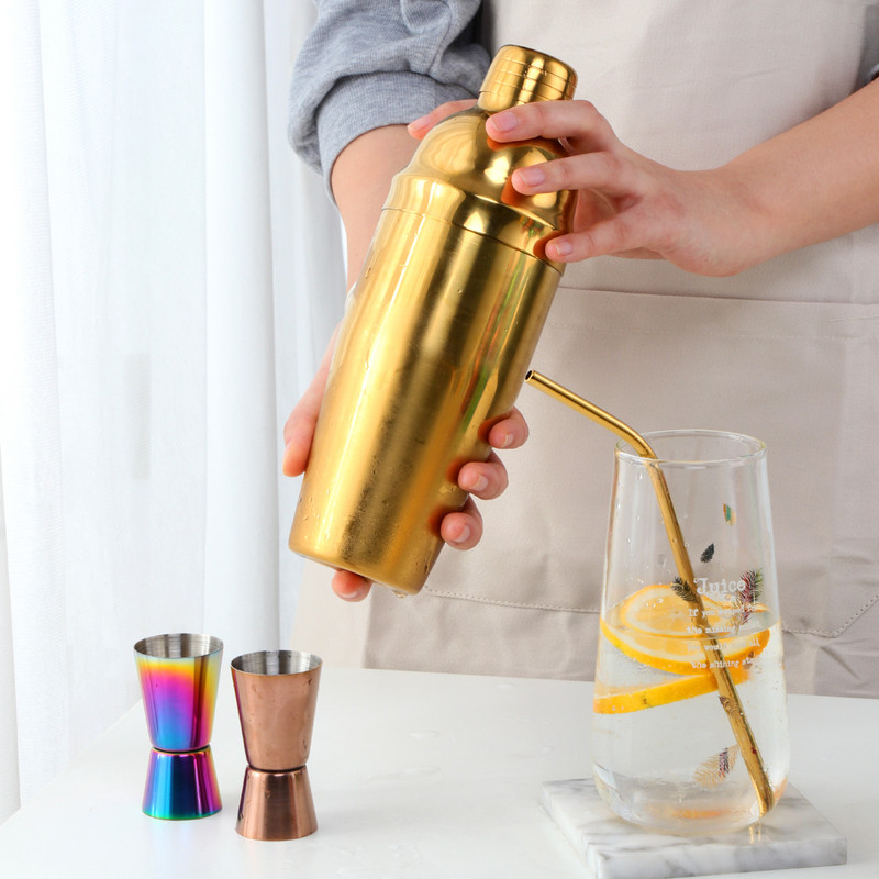 1/2 KOM 750ML Shaker za koktele od nehrđajućeg čelika Bar Piće Barmen Boca vina Mikser za koktele Wine Martini Drinking Party Bar Alat