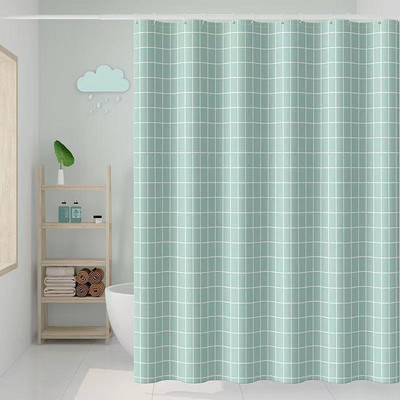 Smiješna mačka zavjesa za tuširanje 3D crtana životinja Jednostavna bijela zavjesa za kadu Vodootporni poliester Kupaonski pribor Set dekor