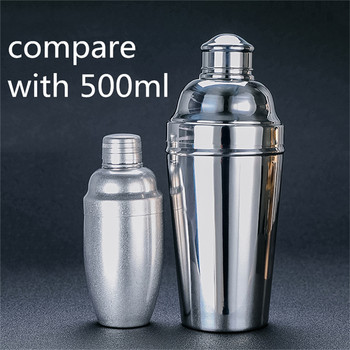 1,8L Big Stainless Steel Cocktail Boston Bar Shaker: Σετ Barware 3 τεμαχίων