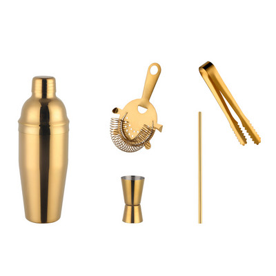 750 ml nerūsējošā tērauda kokteiļu kratītāju komplekts ledus smalcināšanas ledus filtra mērtrauks Martini Boston kratītājs bārmeņa komplekti bāra instrumentu komplekts