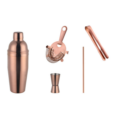 750 ml nerūsējošā tērauda kokteiļu kratītāju komplekts ledus smalcināšanas ledus filtra mērtrauks Martini Boston kratītājs bārmeņa komplekti bāra instrumentu komplekts