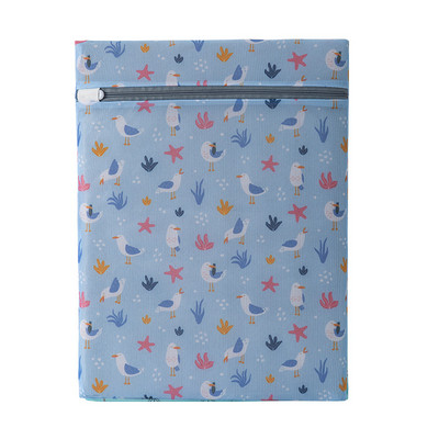 Värviline polüesterprintimine pesukotid aluspesu rinnahoidja pesumasina kott võrgusilma reisikorraldaja pesukott Kokkupandav pesukorv