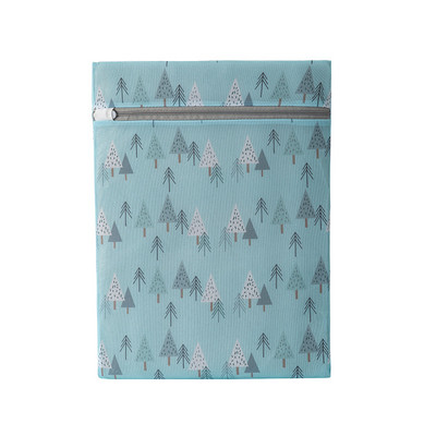 Värviline polüesterprintimine pesukotid aluspesu rinnahoidja pesumasina kott võrgusilma reisikorraldaja pesukott Kokkupandav pesukorv