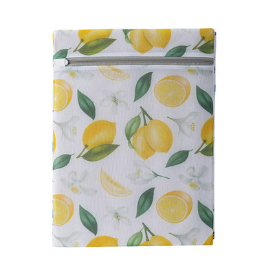 Värviline polüesterprintimine pesukotid aluspesu rinnahoidja pesumasina kott võrgusilma reisikorraldaja pesukott Kokkupandav pesukorv