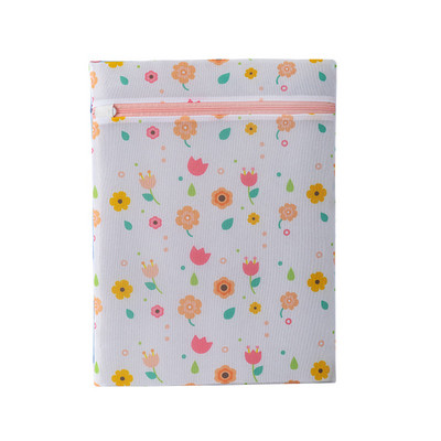 Värviline polüesterprintimine pesukotid aluspesu rinnahoidja pesumasina kott võrgusilma reisikorraldaja pesukott Kokkupandav pesukorv