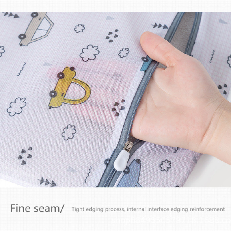 Värviline polüesterprintimine pesukotid aluspesu rinnahoidja pesumasina kott võrgusilma reisikorraldaja pesukott Kokkupandav pesukorv