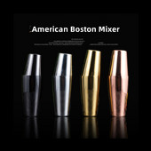 1PC 5 boja 550ML/850ML Mikser za koktele od nehrđajućeg čelika Wine Martini Boston Bar Shaker Barmen Drink Party Bar Kuhinjski alat SW