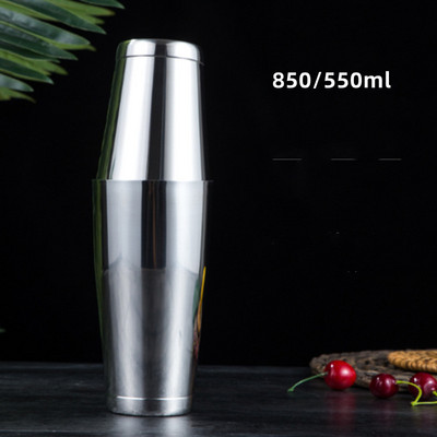 1PC 5 boja 550ML/850ML Mikser za koktele od nehrđajućeg čelika Wine Martini Boston Bar Shaker Barmen Drink Party Bar Kuhinjski alat SW