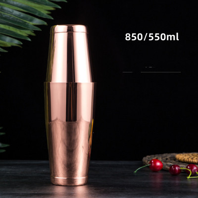 1PC 5 boja 550ML/850ML Mikser za koktele od nehrđajućeg čelika Wine Martini Boston Bar Shaker Barmen Drink Party Bar Kuhinjski alat SW