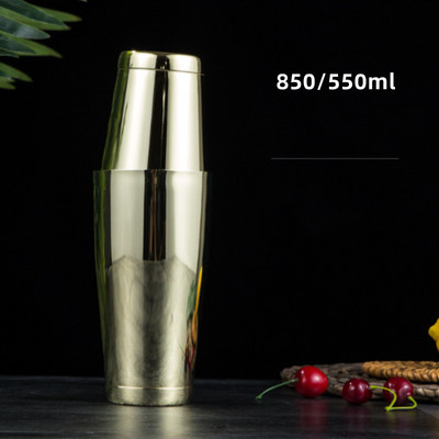 1PC 5 boja 550ML/850ML Mikser za koktele od nehrđajućeg čelika Wine Martini Boston Bar Shaker Barmen Drink Party Bar Kuhinjski alat SW