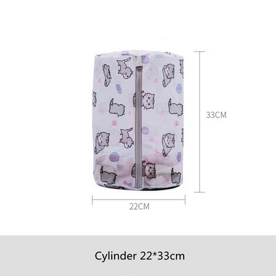 Vreća za rublje s ispisom crtanih mačaka za perilice rublja Vreće za pranje donjeg rublja Sklopiva torba za prljavu odjeću Grudnjak Košara za rublje