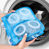 Veļas apavu maisiņš veļas mašīnai Pretdeformācijas apaviem aizsargtīkla maisiņu organizators Mājsaimniecības veļas kopšanas piederumi