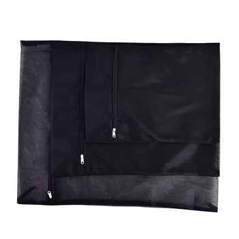 Τσάντα ρούχων πλυντηρίου ρούχων 1 τεμ. με φερμουάρ από νάιλον διχτυωτό δίχτυ τσάντα πλυσίματος σουτιέν 3 μεγεθών Μαύρες τσάντες πλυσίματος