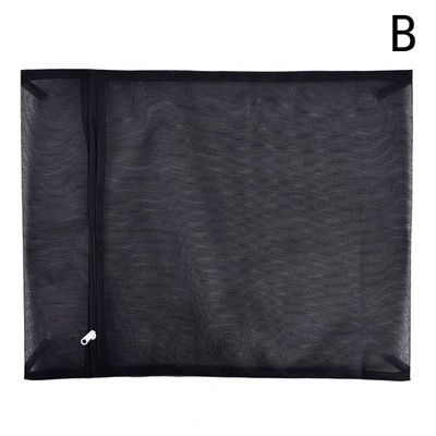 1PC Vreća za pranje rublja u perilici rublja s patentnim zatvaračem Vreća za pranje grudnjaka od najlonske mrežaste mreže 3 veličine crne vrećice za pranje