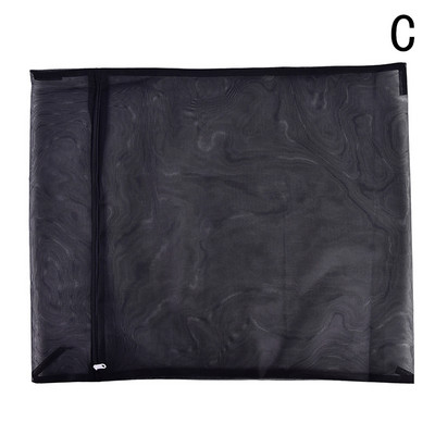 1PC Vreća za pranje rublja u perilici rublja s patentnim zatvaračem Vreća za pranje grudnjaka od najlonske mrežaste mreže 3 veličine crne vrećice za pranje