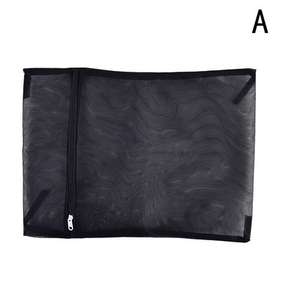 1PC Vreća za pranje rublja u perilici rublja s patentnim zatvaračem Vreća za pranje grudnjaka od najlonske mrežaste mreže 3 veličine crne vrećice za pranje