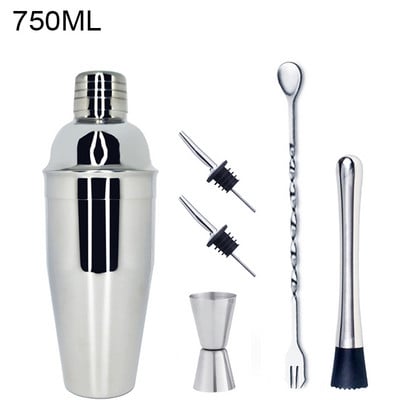 Σετ 5-7 τεμαχίων Boston Cocktail Shaker Botique-Bartender Σετ για επαγγελματίες μπάρμαν και εργαλεία οικογενειακού μπαρ.