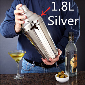 1.8L veliki koktel boston bar shaker od nehrđajućeg čelika profesionalni alati za miješanje vina za barmena