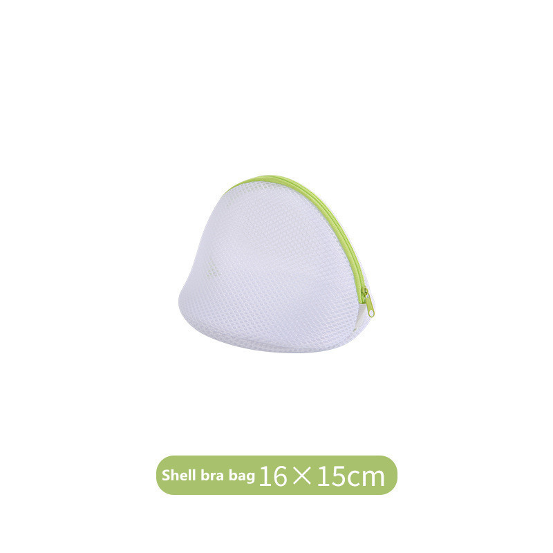 Mrežaste vrećice za rublje sa zelenim patentnim zatvaračem Putni prijenosni organizator za donje rublje Odjeća Vreće za pranje u kućanstvu Sklopiva torba za prljavo rublje