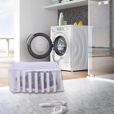 Tinklinis skalbinių maišelis Poliesterio skalbinių skalbimo maišeliai Šiurkščiavilnių tinklinių skalbinių krepšelis skalbinių krepšiai treniruokliai ir batai skalbimo mašinoje