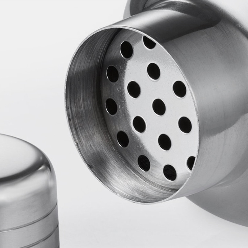 Set shakera za koktele od nehrđajućeg čelika od nehrđajućeg čelika od 750 ml Alati za bar, setovi shakera s drvenim nosačem