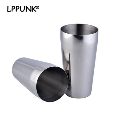 Bpa Free 600ml 750ml(1350ml) Boston Whisky Shaker Bar Tools Ανοξείδωτο 304 Δέιμες κοκτέιλ υψηλής ποιότητας Δύο φλιτζάνια κρασί κουζίνας