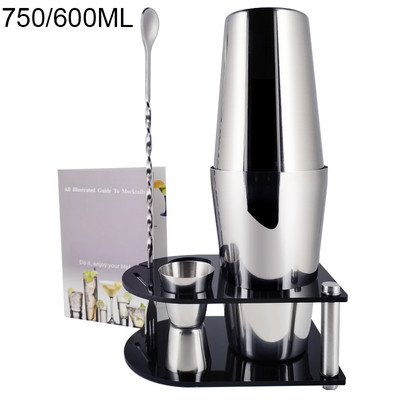 Bostonas stila šeikeris ballīšu bāram, vīna šeikeris, sietiņš, karotes rīks, 5-7 gab. kokteiļu šeikeris, mikseris Martini dzeršanai