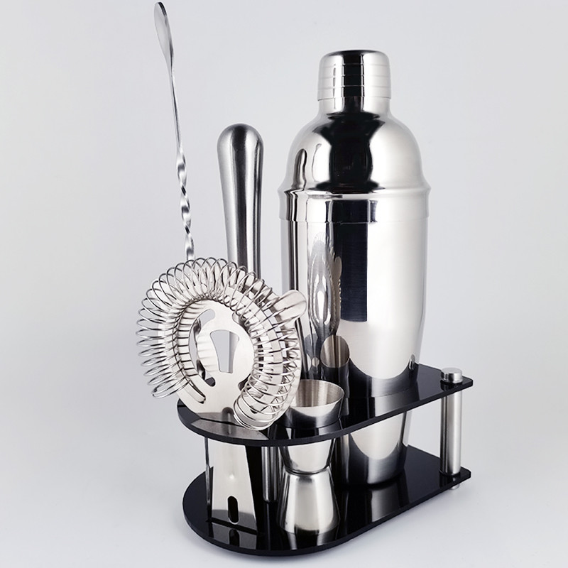 Bostonas stila šeikeris ballīšu bāram, vīna šeikeris, sietiņš, karotes rīks, 5-7 gab. kokteiļu šeikeris, mikseris Martini dzeršanai