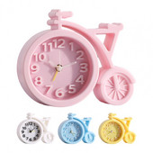 Stolni sat, stabilan, široka primjena, energetski štedljivi oblik bicikla, visoke točnosti, noćni sat za dom