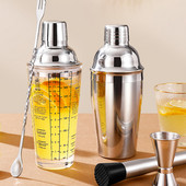 Kokteilių plaktuvų gaminimo rinkinys Barmeno rinkinys maišytuvui vynui Martini gėrimų maišytuvams nerūdijančio plieno strypai įrankis Namų vakarėlio priedai