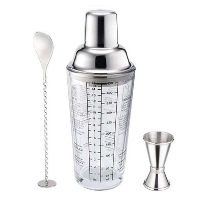 Kokteilių plaktuvų gaminimo rinkinys Barmeno rinkinys maišytuvui vynui Martini gėrimų maišytuvams nerūdijančio plieno strypai įrankis Namų vakarėlio priedai