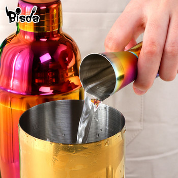 1/3 τεμ. Ανοξείδωτο σέικερ κοκτέιλ Measure Cup Σετ φίλτρου πάγου Mixer Drink Bartender Party Barware Σετ 750ML Bar Shaker
