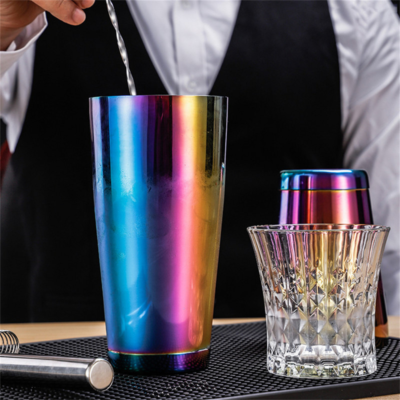 Shaker za koktele Mikser za kavu Boston Spremnik za boce za barmene Nehrđajući blagdanski božićni shake Prijenosni alat za kućni bar