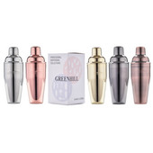 Greenhill Premium shaker za koktele, postolar od 24 oz od nehrđajućeg čelika 18-8 s ugrađenim cjedilom, alat za barmena