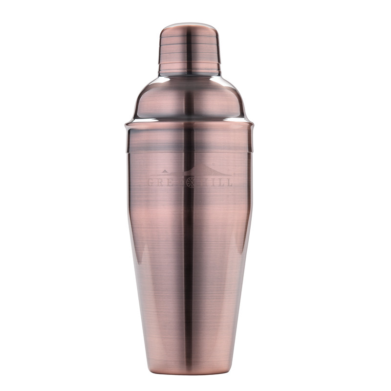 Greenhill Premium shaker za koktele, postolar od 24 oz od nehrđajućeg čelika 18-8 s ugrađenim cjedilom, alat za barmena