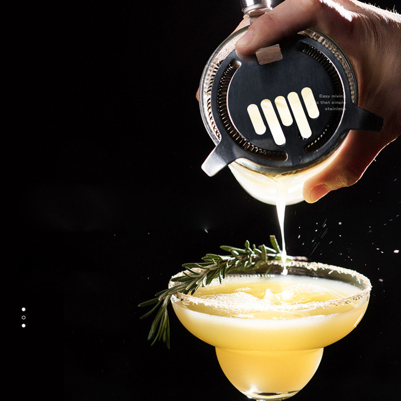 Nerūsējošā tērauda kokteiļu kratītāju komplekti Mikseris sietiņš Ledus knaibles Barware Tools Vīna kratītājs Instrumenti ar uzglabāšanas statīvu